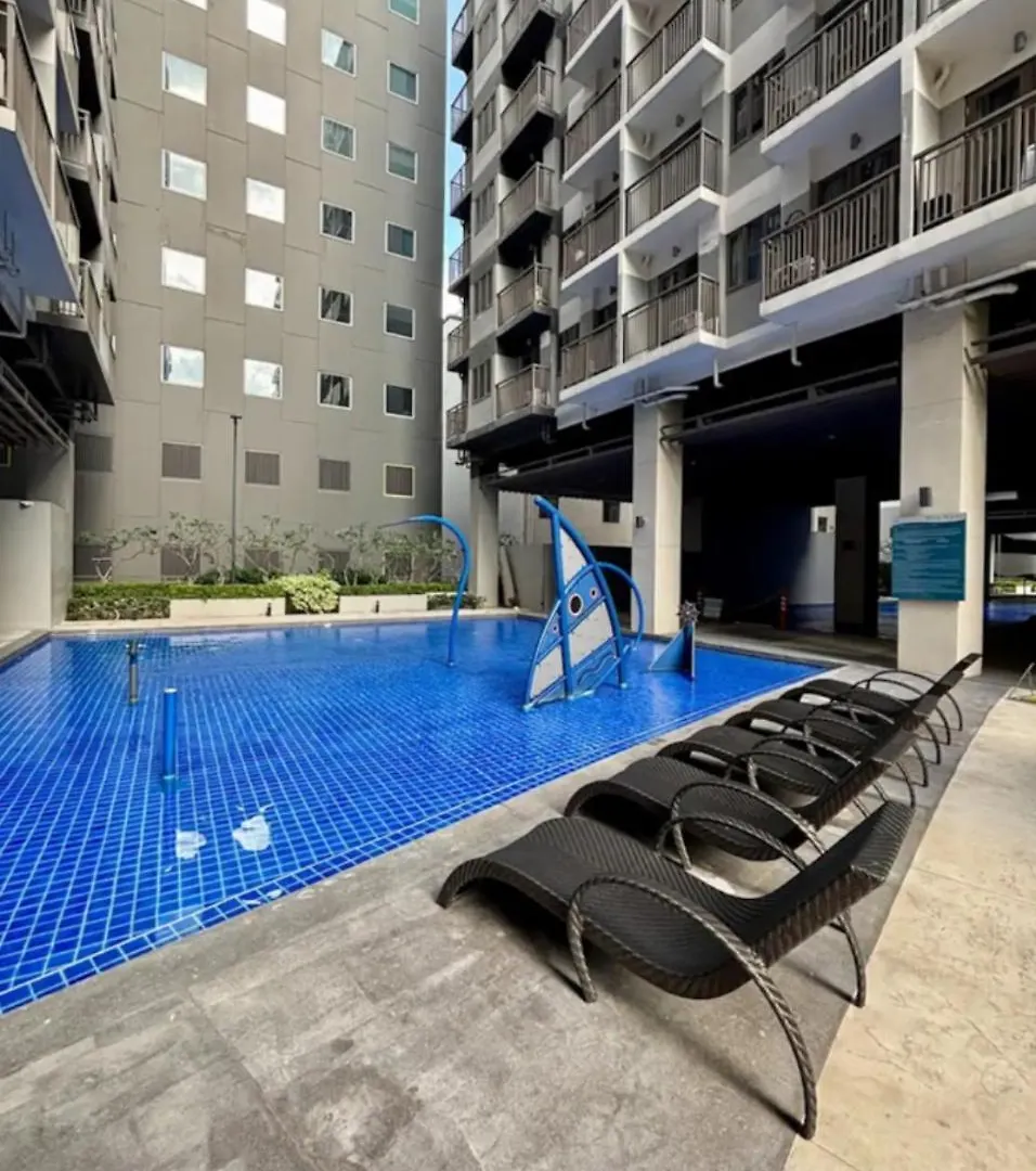 Apartmanhotel Condo 1Br With Balcony In Sm Moa Near Airport Fülöp-szigetek